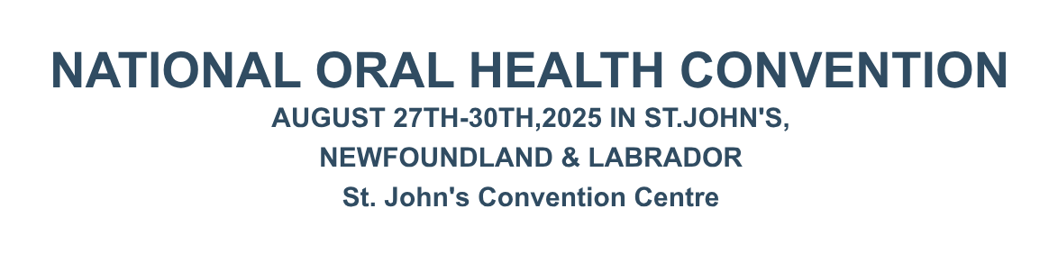 National Oral Health Convention